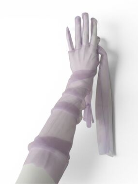 Sheer Lilac Gloves